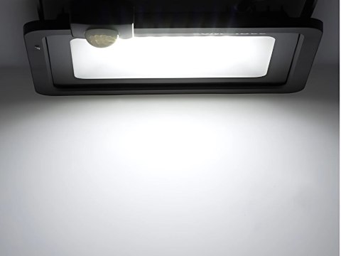 Nowoczesny halogen LED z czujnikiem ruchu i zmierzchu