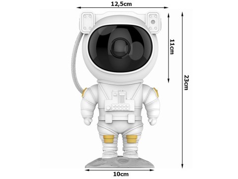 Nowoczesny projektor gwiazd w kształcie astronauty - wieczór pełen magii!