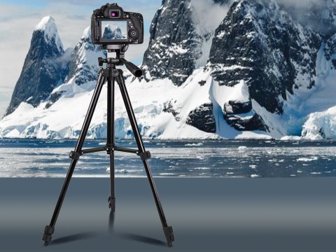 Statyw fotograficzny z pilotem Bluetooth, idealny do telefonu i aparatów