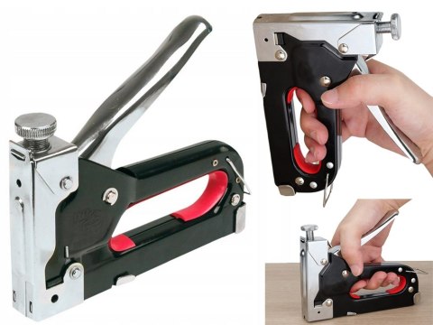 Zszywacz tapicerski 3w1 - Ergonomiczny taker do tapicerki, gwoździarka i skoblarka