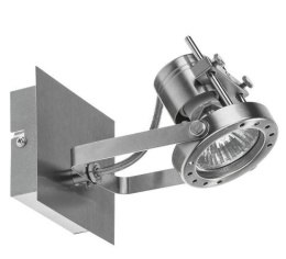 Lampa kinkiet ROB 8cm nikiel ruchoma techniczna