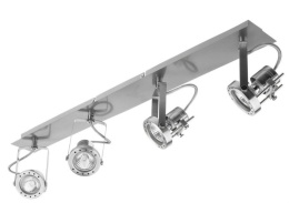 Lampa plafon listwa ROB 71cm nikiel  