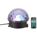 Lampa stroboskop disco led 30W pilot obrotowa rgb