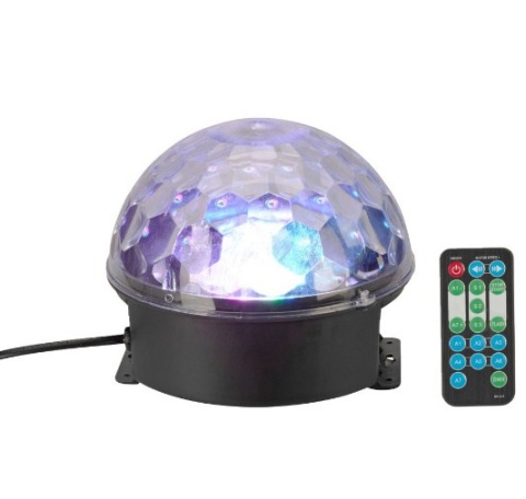 Lampa stroboskop disco led 30W pilot obrotowa rgb