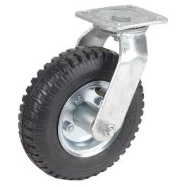  Koło transportowe skrętne płytce 20cm 100kg   