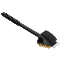 Szczotka skrobak gąbka grill ruszt czyszczenia 36cm
