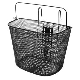 Kosz rowerowy czarny rączką koszyk rower 