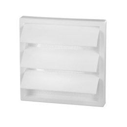 Kratka wentylacyjna 100mm przepustnica siatka 15,4cm