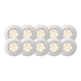 Lampa LED 10szt MAXI IP67 wodoszczelna taras schody punktowe