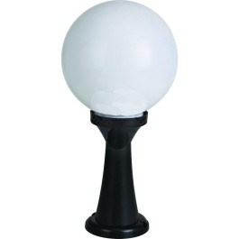 Lampa stojąca Giovani słupek 35cm IP44 kula tworzywo  