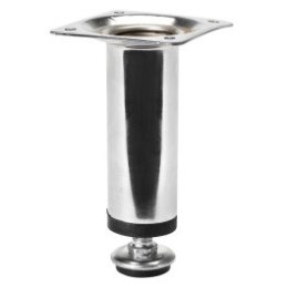 Noga mebli 10cm chrom regulacja 2cm  