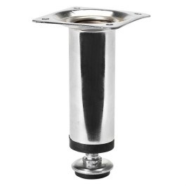 Noga mebli 10cm chrom regulacja 2cm  