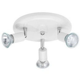 Oprawa biała 3sp lampa GU10 LEYA plafon regulowany