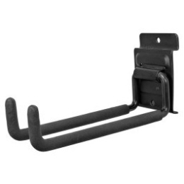 Wieszak uchwyt podwójny powleczony gumą przewody rower wąż