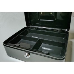 Kasetka metalowa pieniądze kluczyki 20 x 16 x 9  