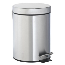 Kosz śmieci łazienkowy 3l stal nierdzewna chrom  