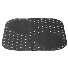 Mata antypoślizgowa Czarna 54x54cm Tworzywo PTE wanna