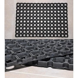 Wycieraczka ażurowa LEA 22mm 80x120cm guma antypoślizgowa   