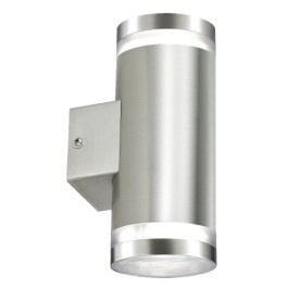 Lampa kinkiet góra dół RUST IP44 INOX kinkiet ścienny stalowa ogrodowa