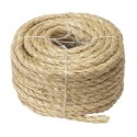 Linka sizalowa 15m 6mm sznur agawy wytrzymały naturalny