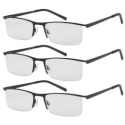 Okulary czytania 3 szt 2,5 metalowa oprawka
