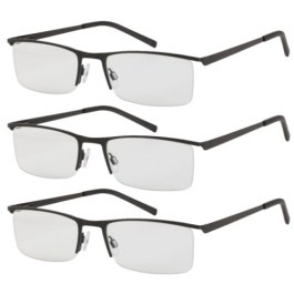 Okulary czytania 3 szt 2,5 metalowa oprawka