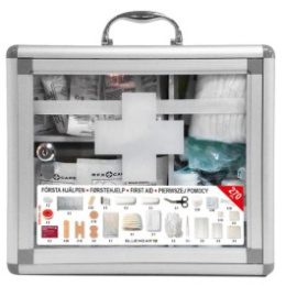 Pierwsza pomoc APTECZKA 270 części walizka firma