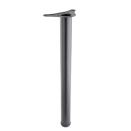 Noga stołu BLANT 71X6cm metalowa regulowana czarna  