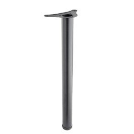 Noga stołu BLANT 71X6cm metalowa regulowana czarna  