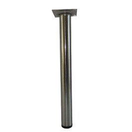 Noga stołu KSERO 30x3,0cm metalowa chrom czarny