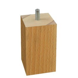 Noga meblowa BUKON 10x5,5x5,5cm drewno bukowe  
