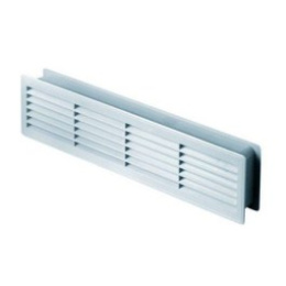 Kratka wentylacyjna TOREN drzwi wewnętrzne 44x12cm biała  