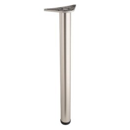 Noga stołu RONDI 71x6cm regulowana metal nikiel