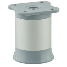 Noga meblowa BOOLD 6,5x4,5cm regulowana srebrna  