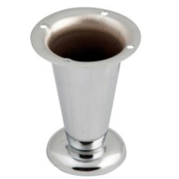 Noga meblowa DAVNE 10cm regulowana chrom  