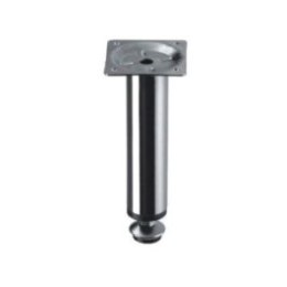 Noga meblowa KLOMB 10x3cm regulowana chrom