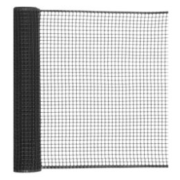 Siatka ogrodzeniowa HANNA 5x0,5m oczko 10x10mm tworzywo HDPE czarna