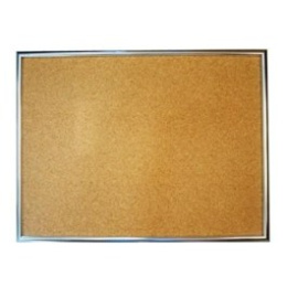 Tablica GRACJA korkowa 60x40cm srebrna rama  