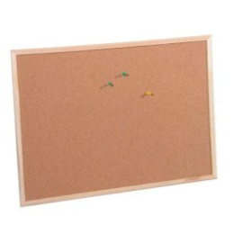 Tablica GRACJA korkowa 80x50cm sosnowa rama  