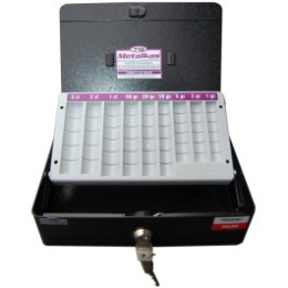 Kasetka pieniądze DUAL 2 max metalowa 