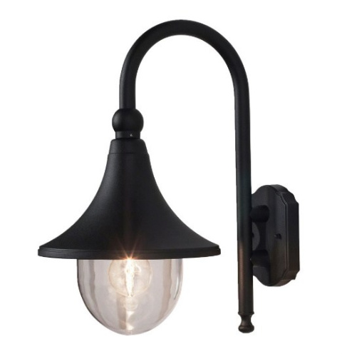 Lampa budynek elewacyjna czarna BOLL kinkiet   