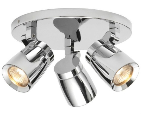 Lampa plafon IP44 BERTA 24cm GU10 chrom łazienkowy