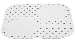 Mata antypoślizgowa 54x54cm biała tworzywo PTE wanna