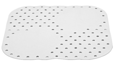 Mata antypoślizgowa 54x54cm biała tworzywo PTE wanna