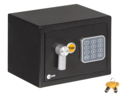 Sejf KET mini 17x23x17cm stalowy czarny