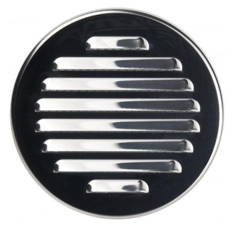 Kratka wentylacyjna LAVENDE 13cm stal nierdzewna srebrna  