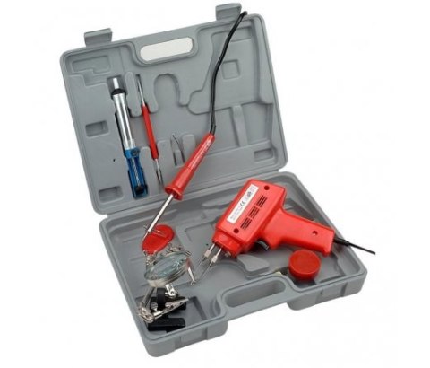 Lutownica transformatorowa zestaw 100W statyw