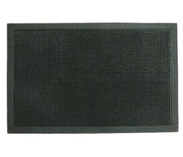 Wycieraczka BORNA 60x40 cm gumowa czarna 