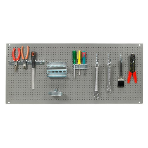 Tablica narzędziowa blaszana otwory 96x42cm