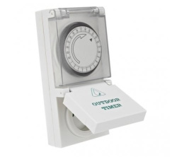 Wyłącznik czasowy użytku zewnątrz IP44 24h timer